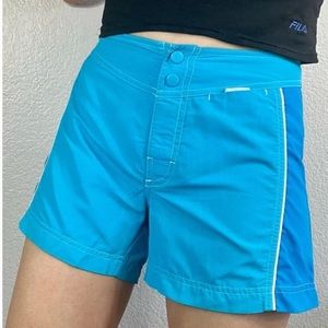 Vintage L.L. Bean blue nylon athletic/adventure shorts size 6